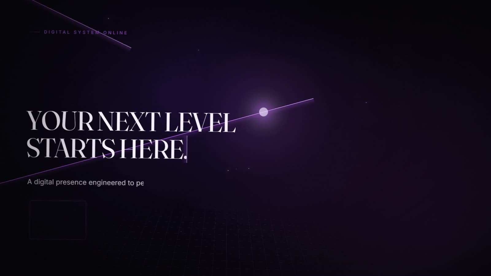 Frame from the Wizards Kreative motion graphics showreel